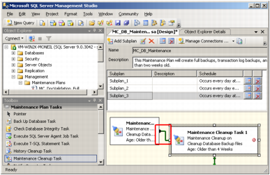 A screenshot of the Microsoft SQL Server Management Studio Save button.
